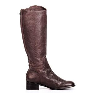 Vince Camuto X Imagine Vintage 90s Brown Leather Riding Zip Boots 7US EUR37